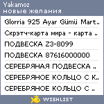 My Wishlist - yakamoz