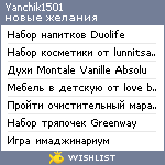 My Wishlist - yanchik1501