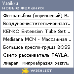 My Wishlist - yanikru