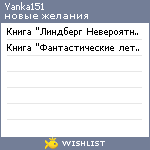 My Wishlist - yanka151