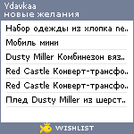 My Wishlist - ydavkaa