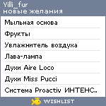 My Wishlist - yilli_fur