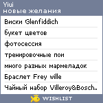 My Wishlist - yiui