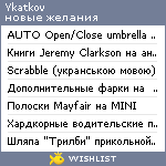 My Wishlist - ykatkov