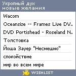 My Wishlist - ykpon