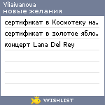 My Wishlist - yliaivanova