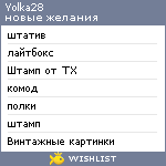 My Wishlist - yolka28