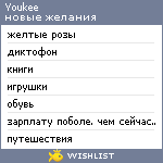 My Wishlist - youkee