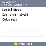 My Wishlist - youngblood