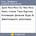 My Wishlist - your_blueberry