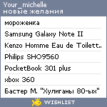 My Wishlist - your_michelle