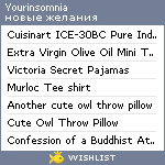 My Wishlist - yourinsomnia