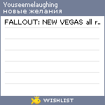 My Wishlist - youseemelaughing