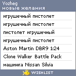 My Wishlist - yozheg