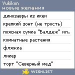 My Wishlist - yukikon