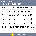 My Wishlist - yukos_84