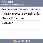 My Wishlist - yula0818