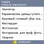 My Wishlist - yula24