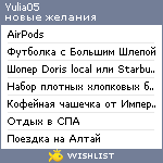 My Wishlist - yulia05