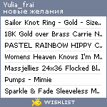 My Wishlist - yulia_frai