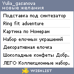 My Wishlist - yulia_gasanova