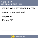 My Wishlist - yulia_pav