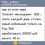 My Wishlist - yulia_yadova