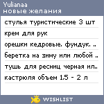 My Wishlist - yulianaa