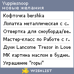 My Wishlist - yuppiesnoop