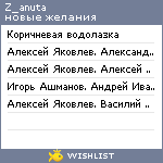 My Wishlist - z_anuta