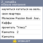 My Wishlist - z_roma6ka