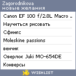 My Wishlist - zagorodnikova