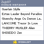 My Wishlist - zajc07