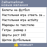 My Wishlist - zakharmarkman