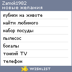 My Wishlist - zamok1982