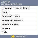 My Wishlist - zavtrak