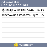 My Wishlist - zdravmaster