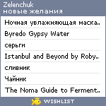 My Wishlist - zelenchuk