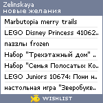 My Wishlist - zelinskaya