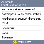 My Wishlist - zemmikk