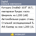 My Wishlist - zephid