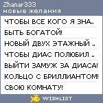 My Wishlist - zhanar333