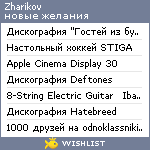 My Wishlist - zharikov