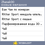 My Wishlist - zhenek00