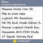 My Wishlist - zheno