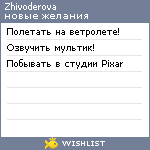 My Wishlist - zhivoderova