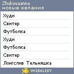 My Wishlist - zhukovaanna