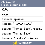 My Wishlist - zhuravelka