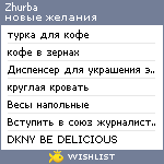 My Wishlist - zhurba