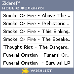 My Wishlist - zidereff